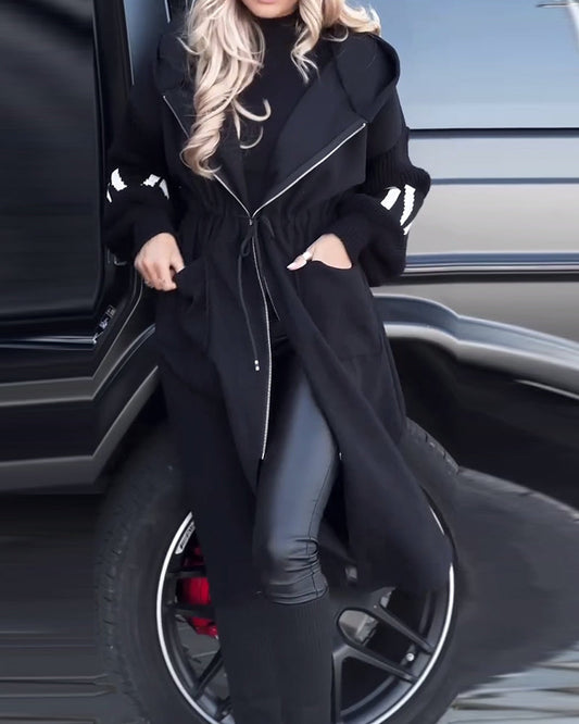 Andrea's™ | Lockerer langer mantel mit lässigen taschen