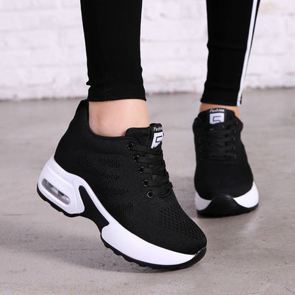 Breathable Mesh Platform Sneakers Andrea Serena