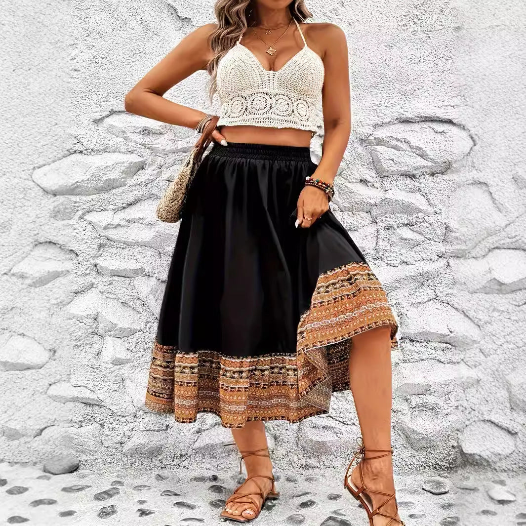 Boho-A-Linien-Maxirock von Andrea Serena