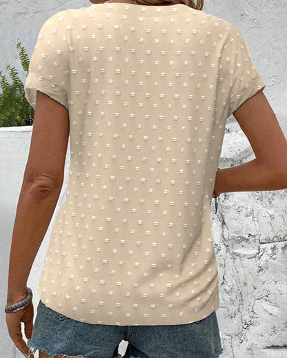 Andrea's™ | Bluse Mit Drop Shoulder In Blau