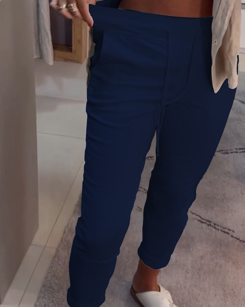 Andrea's™ | Bleistifthose lässig Kordelzug