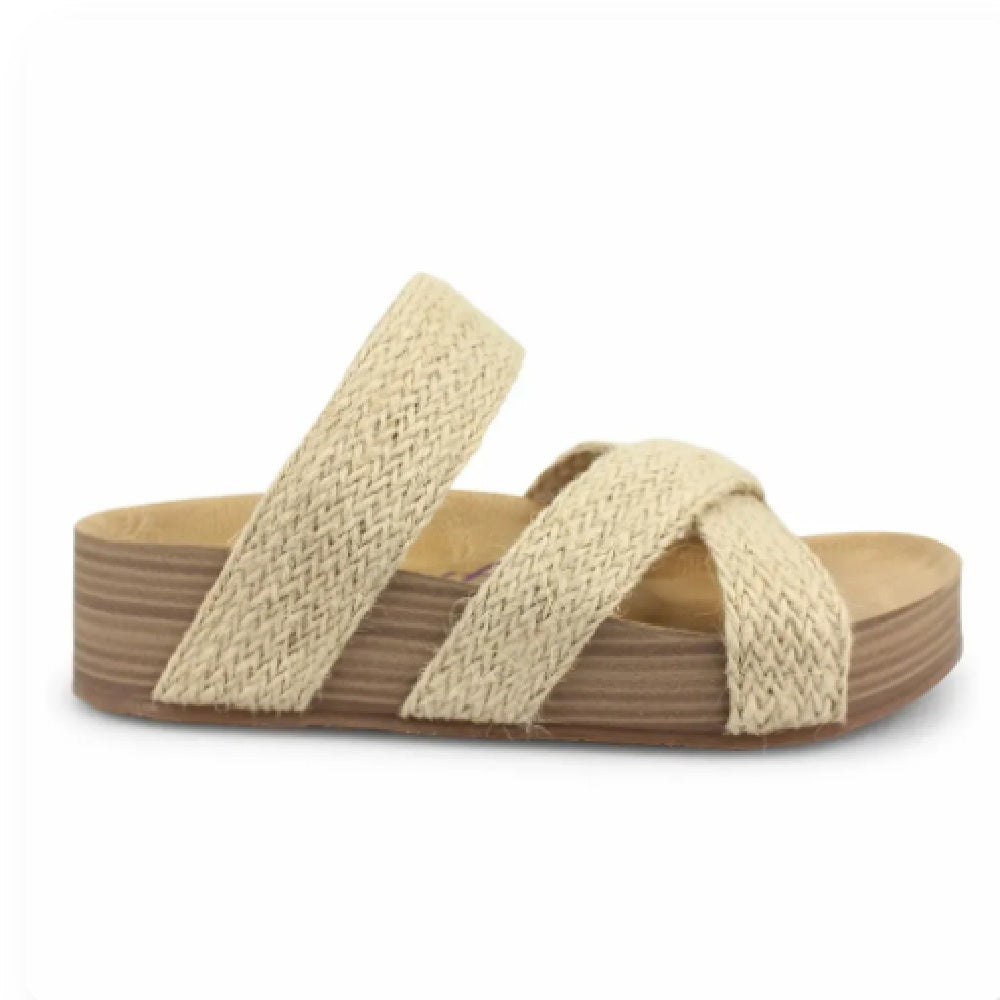 Andrea's™ | Modische lässige geflochtene Sandalen in Uni-Farbe