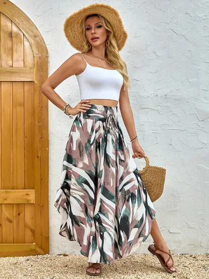 Boho-Blumen-A-Linien-Rock von Andrea Serena