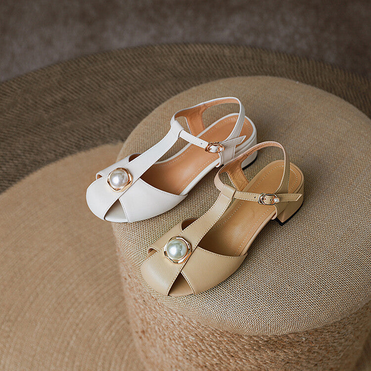 Elegante Andrea Serena T-Riemen-Sommersandalen