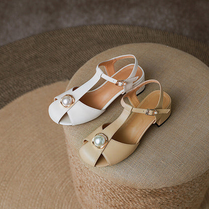 Elegante Andrea Serena T-Riemen-Sommersandalen