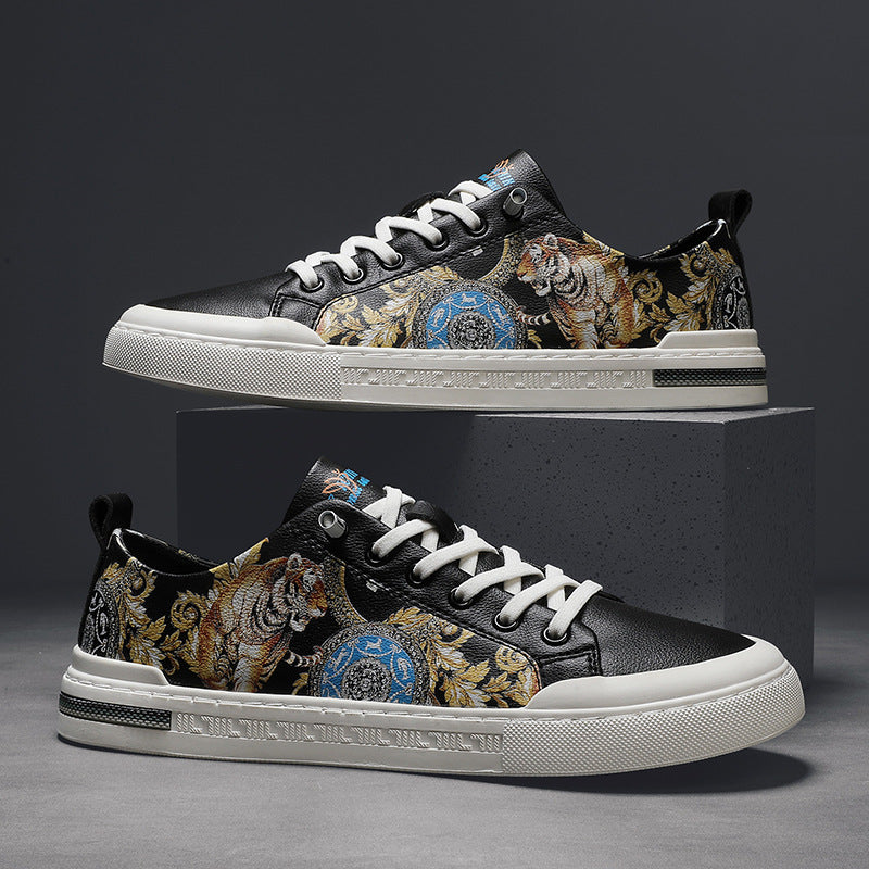 Handgefertigte Ledersneaker von Andrea Serena für Herren – Alltagslook