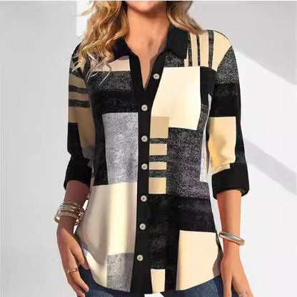 Andrea's™ | 3D-gedrucktes Langarmshirt