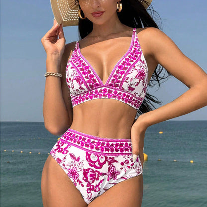 Pinterest-inspirierter Andrea Serena High Waist Bikini
