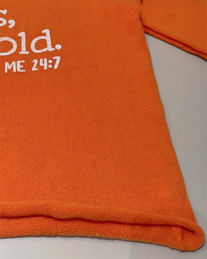 Andrea's™ | Pullover V-Ausschnitt Schriftprint Locker Casual