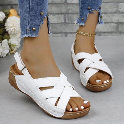 Elegante Keilsandalen mit Plateau von Andrea Serena