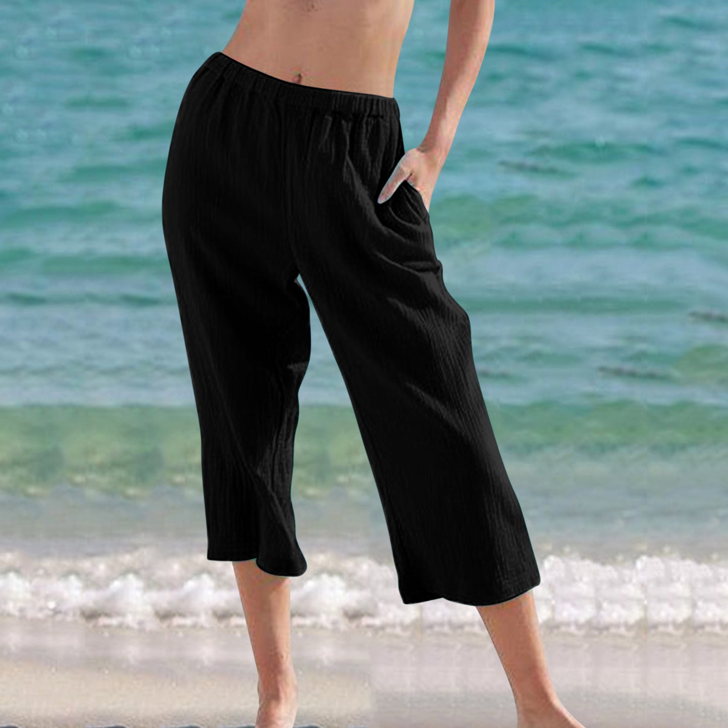 Andrea's™ | Faltenhose für den Sommer mit lockerem Schnitt