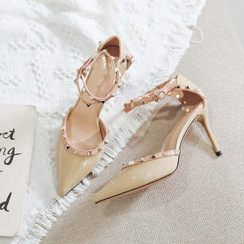 Elegante Rivet-High Heels von Andrea Serena