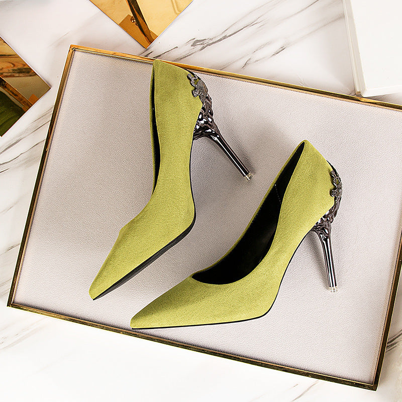 Elegante Wildleder-High Heels von Andrea Serena