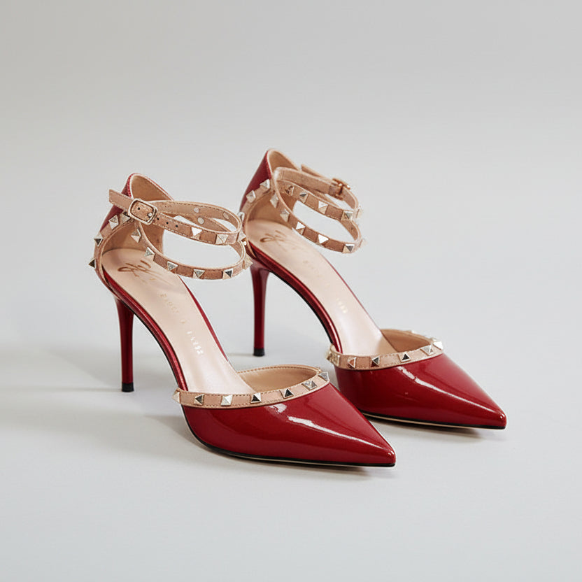 Elegante Rivet-High Heels von Andrea Serena