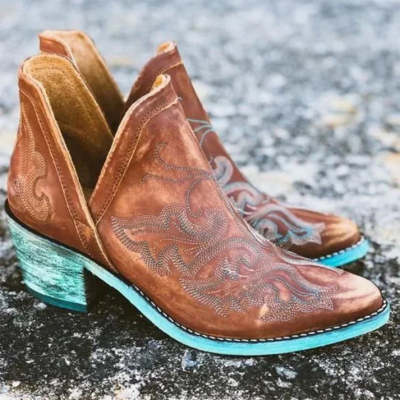Andrea's™ | Modische Damenstiefel mit Stickerei