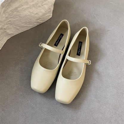 Elegante Andrea Serena Mary Janes mit niedrigem Absatz für jeden Tag