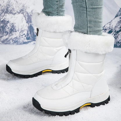 Andrea's™ | rutschfeste warme Schneestiefel mit Reißverschluss für Damen