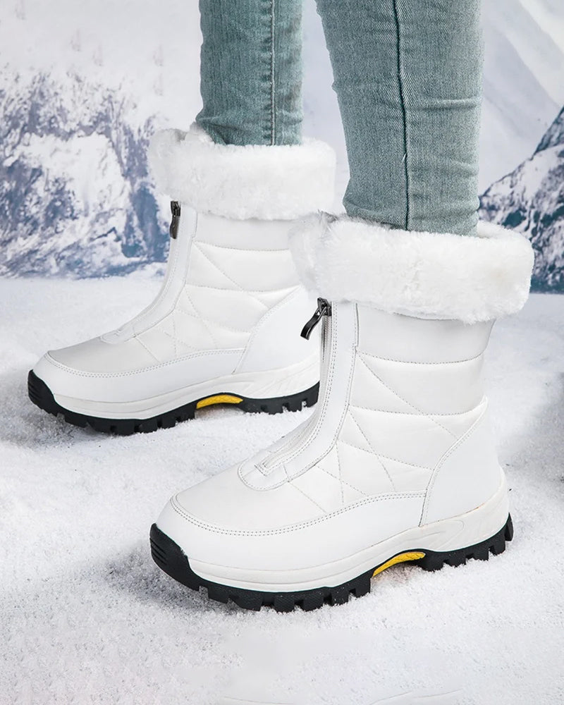Andrea's™ | rutschfeste warme Schneestiefel mit Reißverschluss für Damen