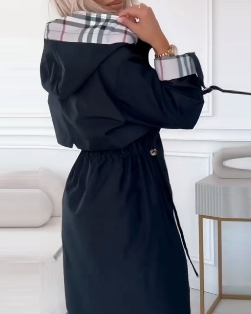 Andrea's™ | Jacke Trenchcoat Mit Kapuzen Merkmal