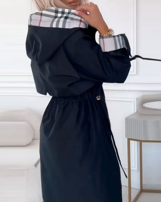 Andrea's™ | Jacke Trenchcoat Mit Kapuzen Merkmal