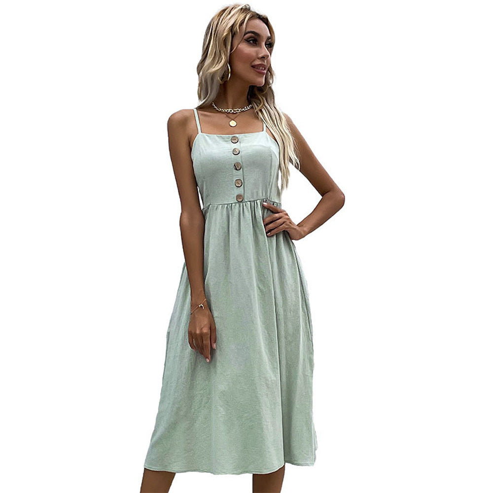 Elegantes Midi-Sommerkleid aus der Andrea Serena Sommerkollektion