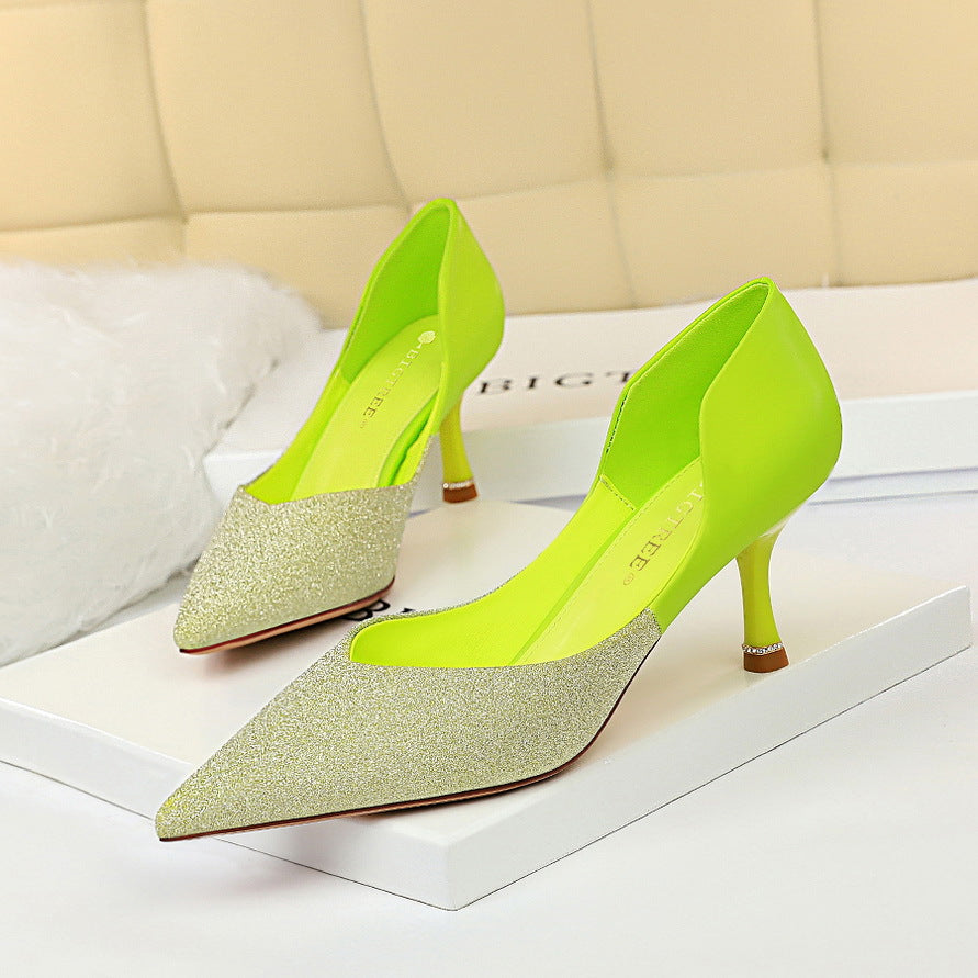 Elegante Color-Blocking-Pumps von Andrea Serena