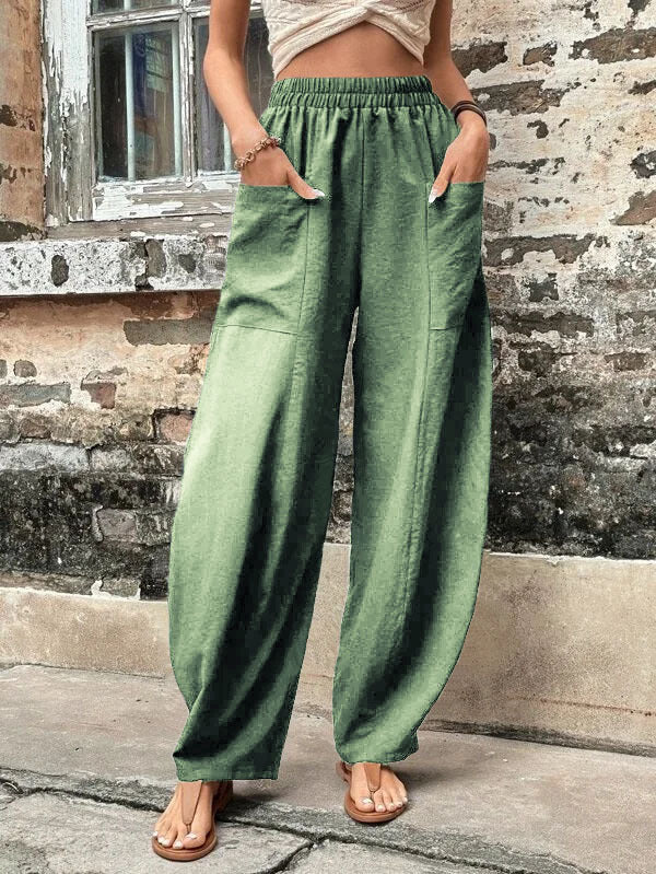 Andrea Serena Haremshose mit bequemer Passform und Taschen
