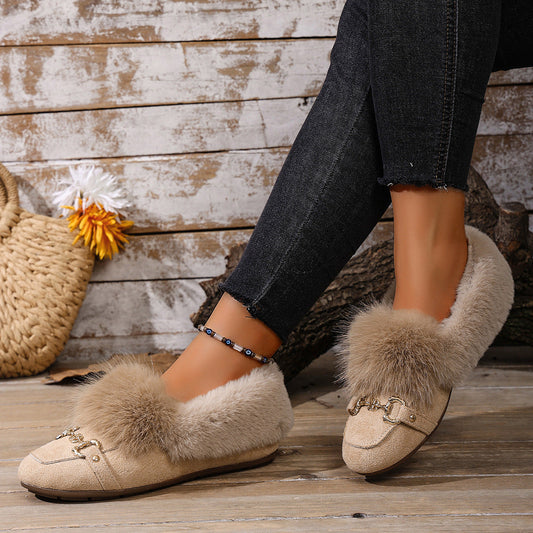 Velvet Plush Loafers by Andrea Serena