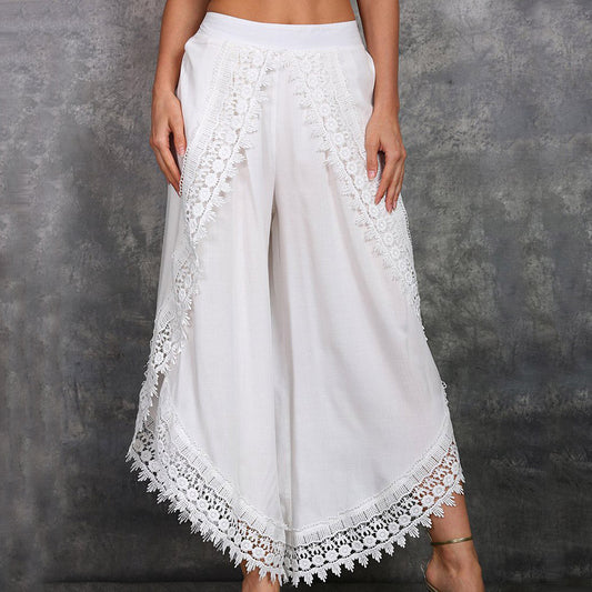 Elegante, weite Spitzenhose von Andrea Serena