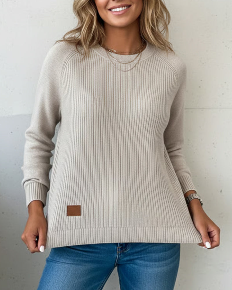 Andrea's™ | Pullover mit modischem Rundhalsausschnitt