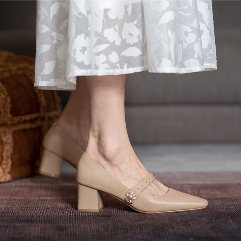 Classic Mary Jane Heels by Andrea Serena