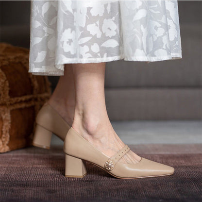 Classic Mary Jane Heels by Andrea Serena
