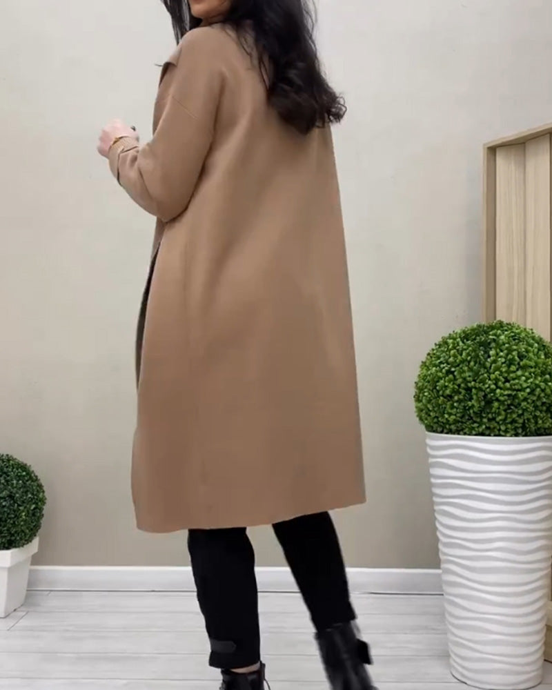 Andrea's™ | Rollkragenpulloverkleid mit seitlichem Schlitz