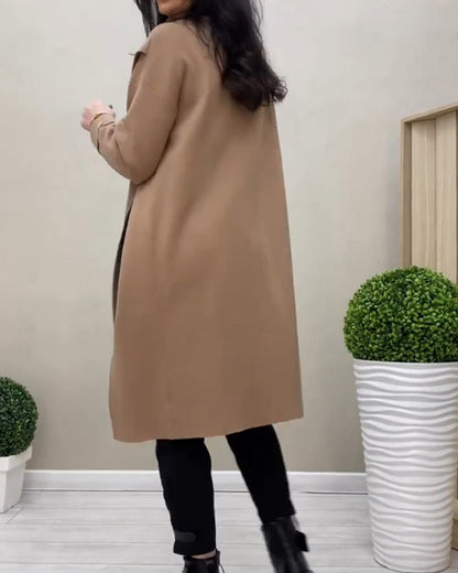 Andrea's™ | Rollkragenpulloverkleid mit seitlichem Schlitz