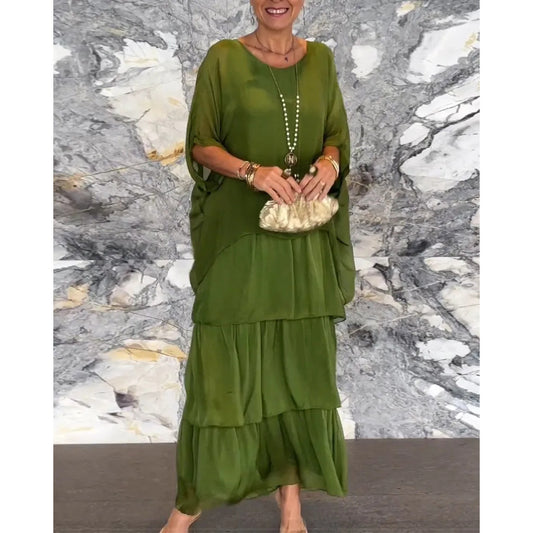Andrea's™ | Bequemes Lagen-Maxikleid