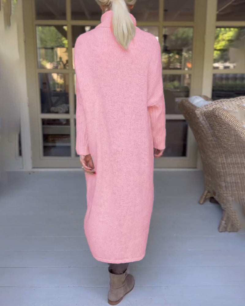 Andrea's™ | Pullover mit hohem Hals und lang