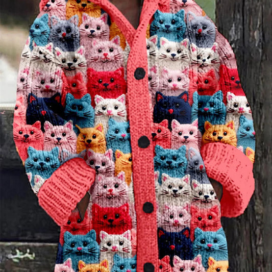 Andrea's™ | Printed Casual Cloak Coat