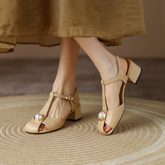 Chic T-Strap Andrea Serena Summer Sandals