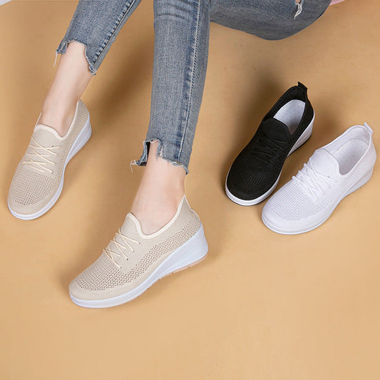 Breathable Mesh Platform Wedges by Andrea Serena