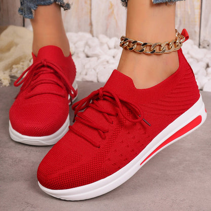 Lightweight Andrea Serena Fly-Knit Everyday Sneakers