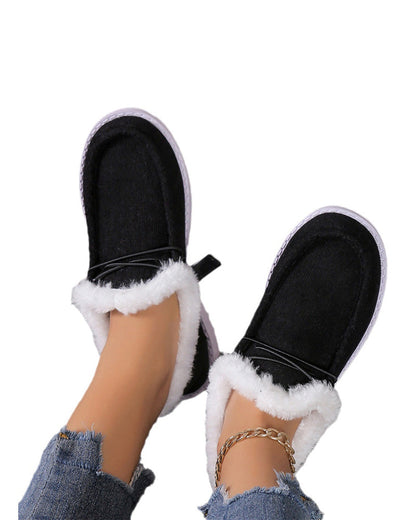 Andrea's™ | Einfarbige, dicke, warme baumwollschuhe