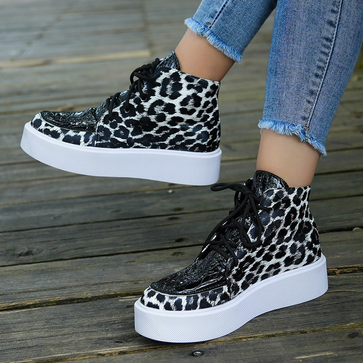 Andrea's™ | Neue High-Tops im Leo-Look
