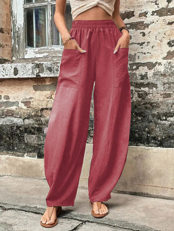 Andrea Serena Haremshose mit bequemer Passform und Taschen