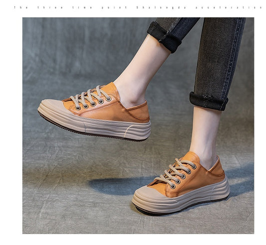 Andrea's™ | Retro-Lederschuhe mit flacher, weicher Sohle