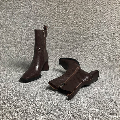 Andrea's™ | Damenstiefel mit Blockabsatz