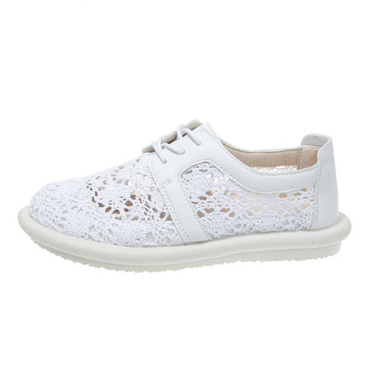 Atmungsaktive gehäkelte Andrea Serena Freizeitschuhe