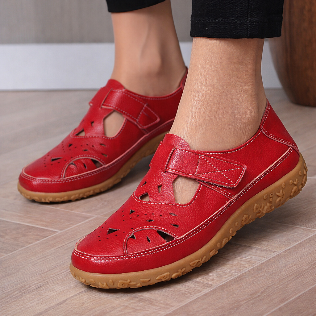 Hollowed Comfort Flat Sandals von Andrea Serena