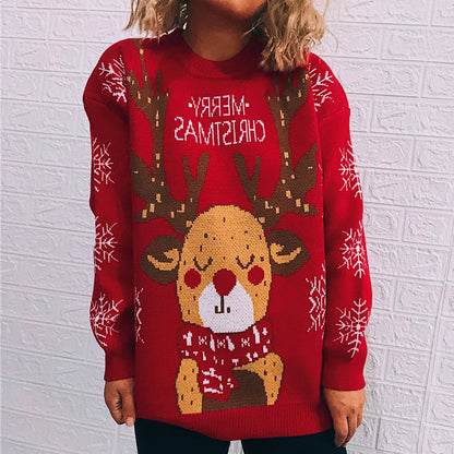 Andrea’s™ | Frohe Weihnachten Rentier-Pullover