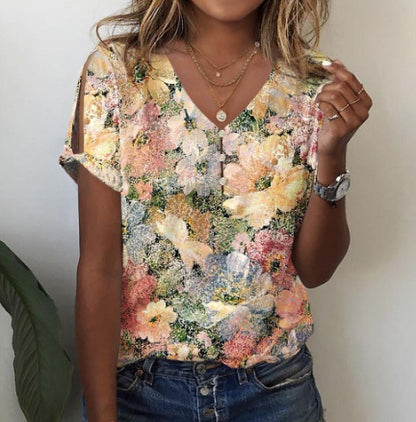 Andrea's™ | Sommer-T-Shirt im ethnischen Stil für Damen