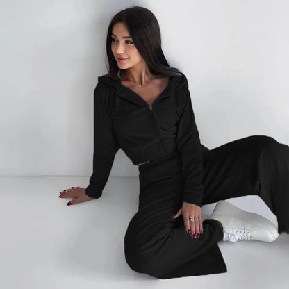 Andrea's™ | Bequemes zweiteiliges Sweatshirt-Outfit